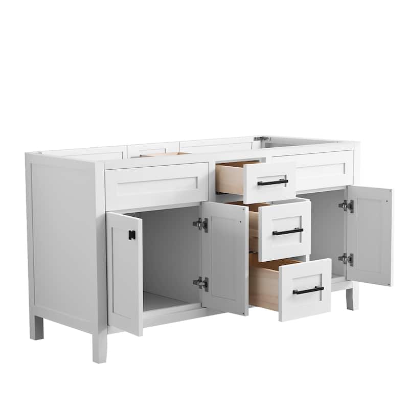 Nephelily 48" 60" 72" Bathoom Vanity Base Only, Easy-to-Install