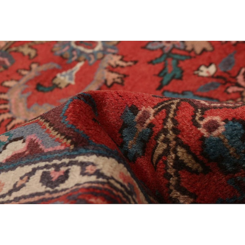 ECARPETGALLERY Hand-knotted Andelz Red Wool Rug - 3'8 x 10'5
