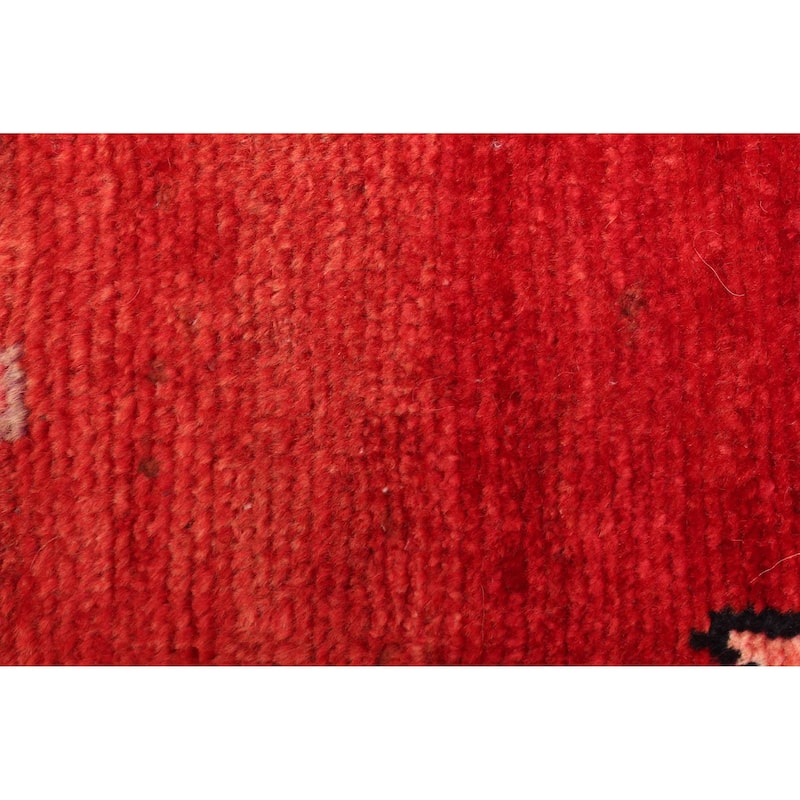 ECARPETGALLERY Hand-knotted Melis Vintage Light Red Wool Rug - 3'7 x 7'5