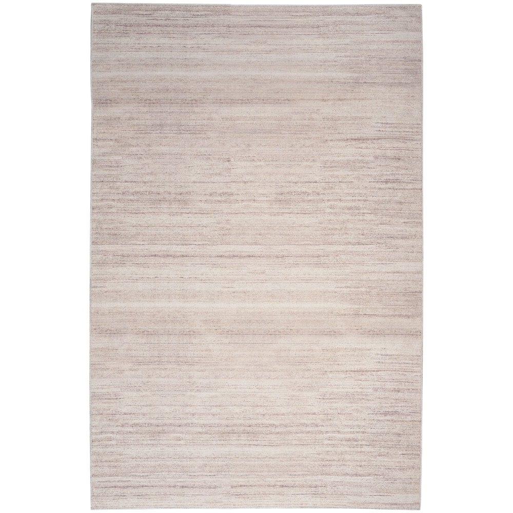 Nourison Washable Essentials Indoor Solid Area Rug