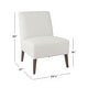 preview thumbnail 69 of 75, HomePop Modern Armless Dining Accent Chair