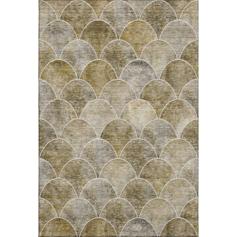 Premium Washable Super Soft Contemporary Geo Mayfield Rug
