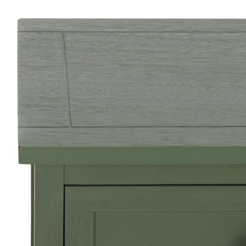 SAFAVIEH Ardelia Red 6-Drawer Storage Unit (Fully Assembled) - 30"W x 13"D x 26"H