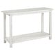 preview thumbnail 2 of 19, Payne Wood Entryway Sofa Console Table - 47.25'' x 15.00'' x 30.25'' Distressed White