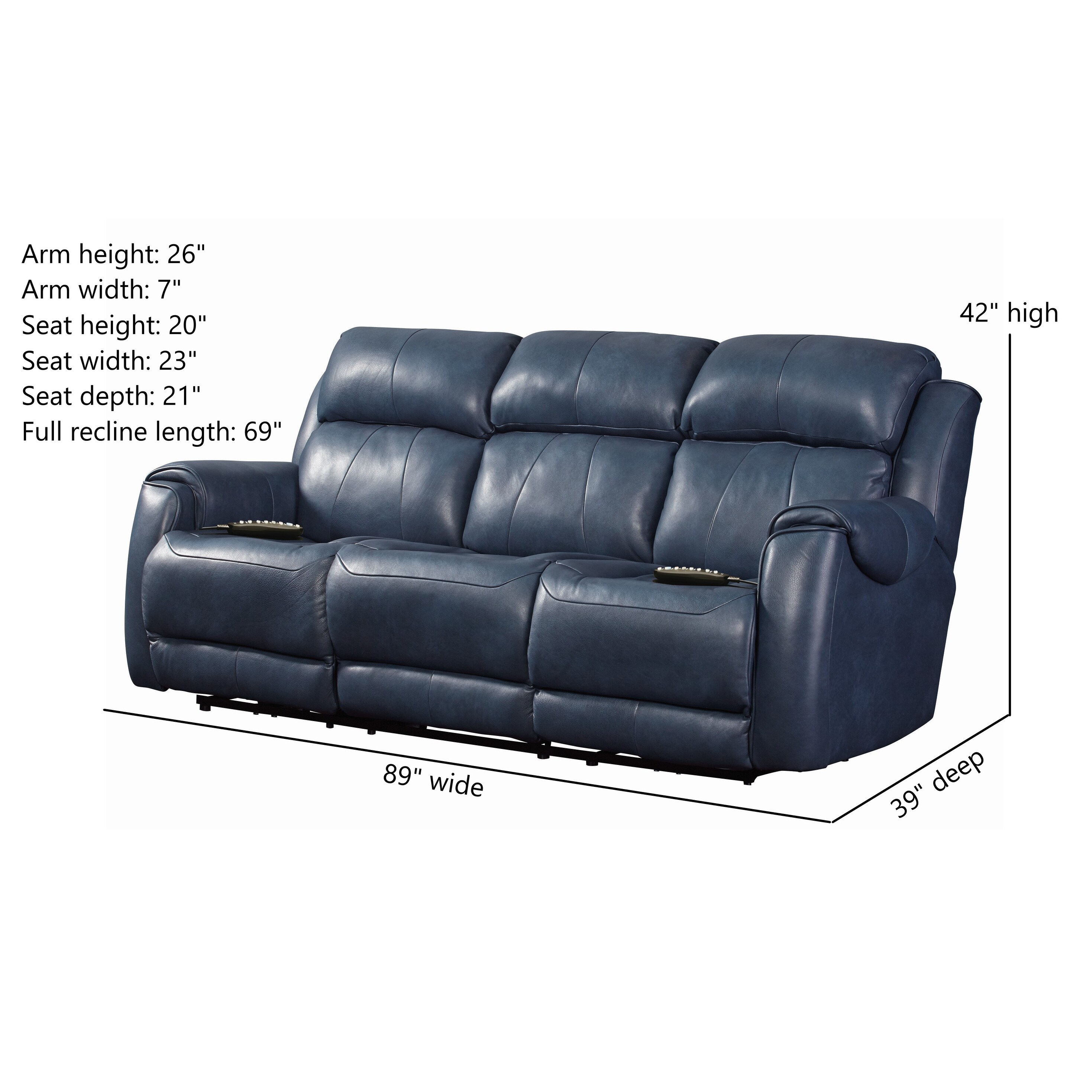 Ava dual hotsell power sofa