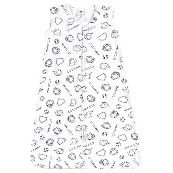 slide 1 of 1, Hudson Baby Infant Boy Cotton Sleeveless Wearable Sleeping Bag, Sack, Blanket, Baseball 12-18 Months - Baseball