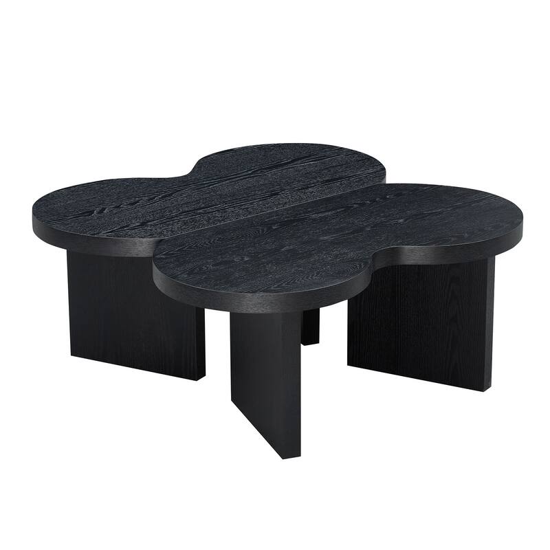 Modern Butterfly MDF Coffee Table, Used In Living Rooms, Bedrooms, Offices, With A Butterfly Shaped Appearance, NATURE