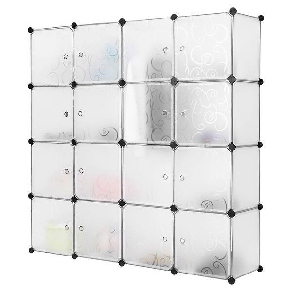 Shop Langria 16 Cube Diy Modular Shelving Storage Organizer Closet
