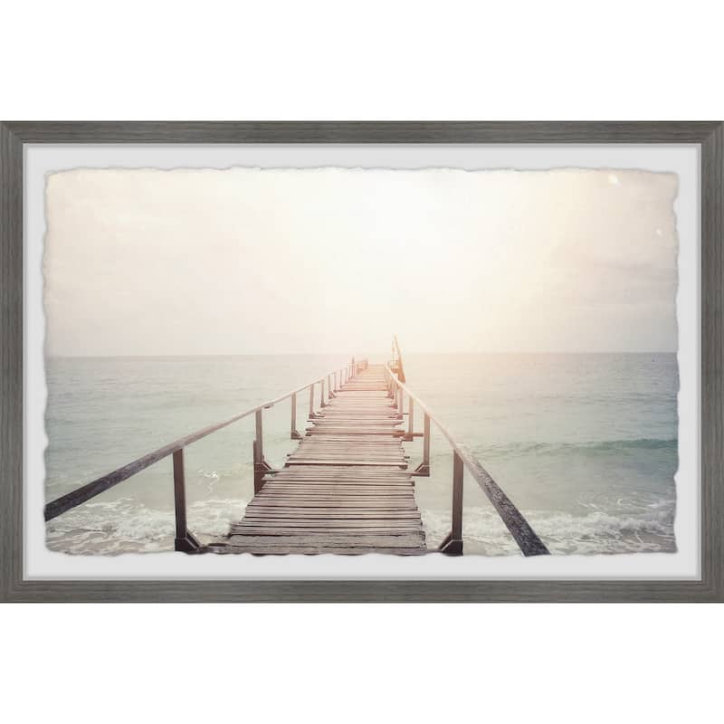 Framed Wall Art Print - Boho Home Decor - Scenic Landscape Painting - Ready to Hang