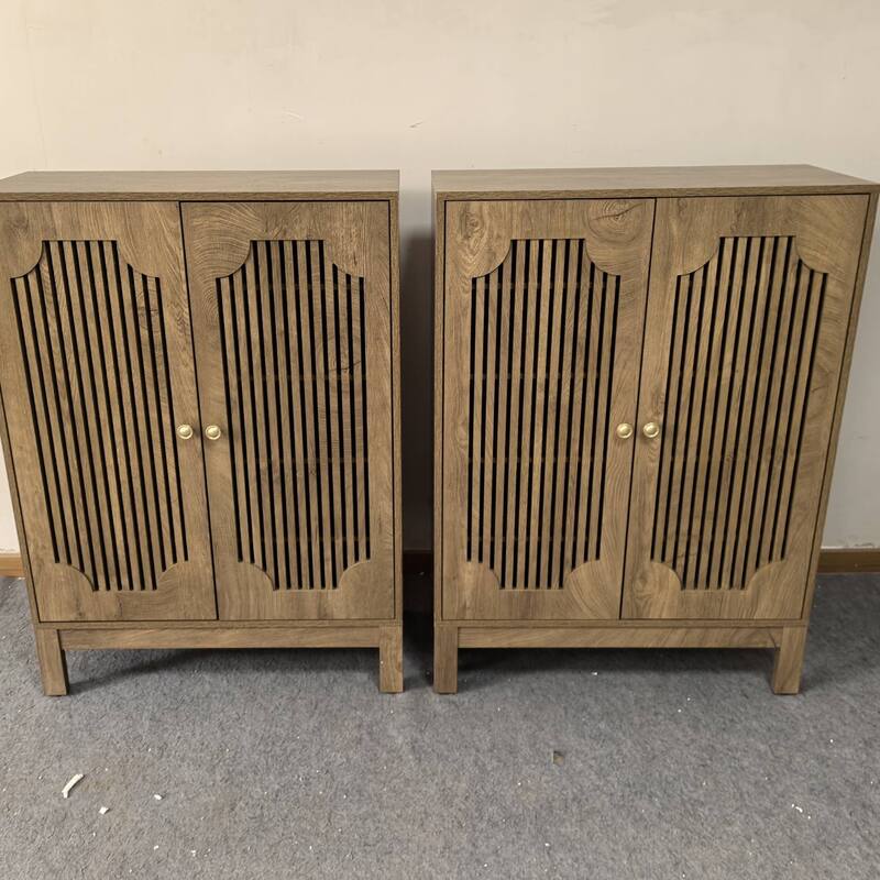 6-Tier Shoe Cabinet with Doors and Adjustable Shelves for Entryway