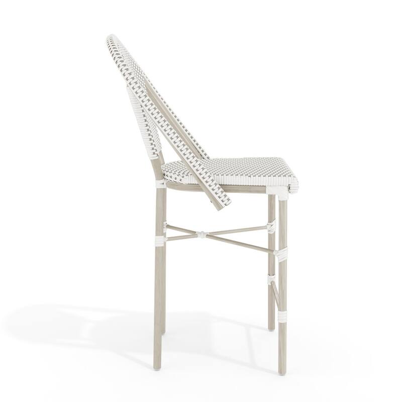 Martha Stewart 2PK All-Weather Stackable Patio Bistro Counter Stools - 18.5"W x 23.25"D x 42"H