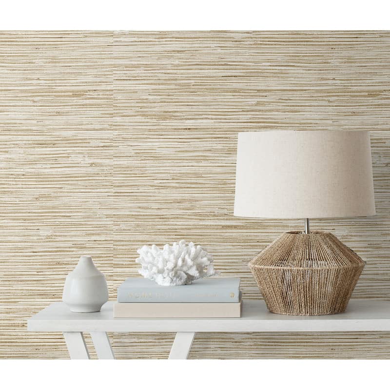 Stacy Garcia Home Faux Grasscloth Peel and Stick Wallpaper