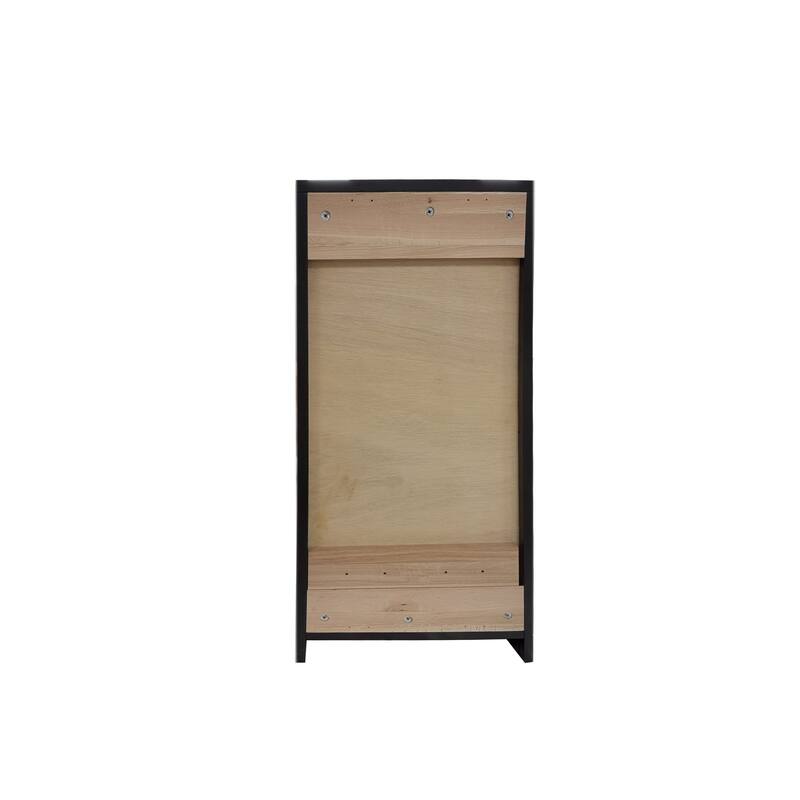 Palace Imports 100% Solid European Oak Hardwood Modular China Cabinet with Shaker and Tinted Glass Doors - 64" Wide, 71.5" Tall