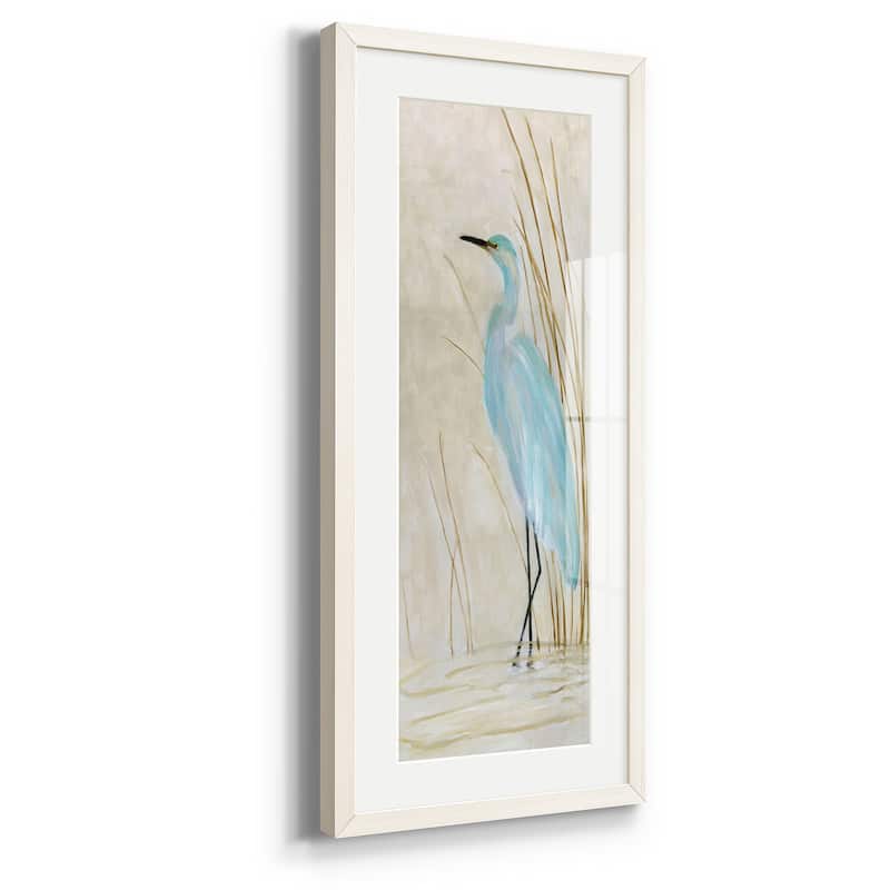 Soft Egret II-Premium Gallery Framed Print