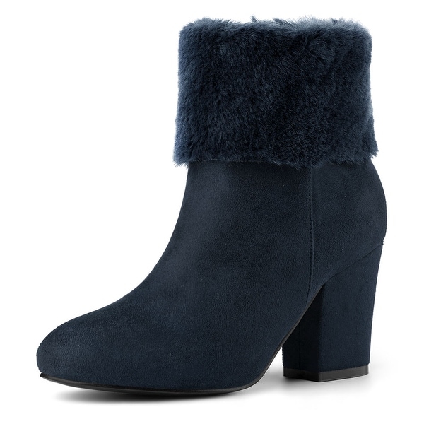 snow ankle boots with fur