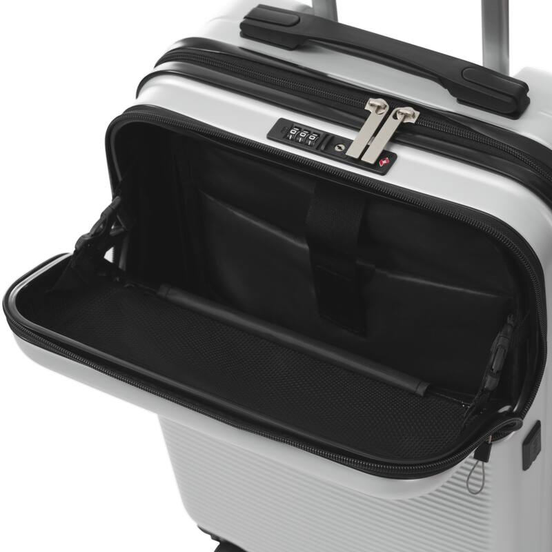 Luggage Sets 5 Piece with Half-opening, Hardside Carry On Suitcase Set with Double Spinner Wheel, with USB Port,TSA Locks