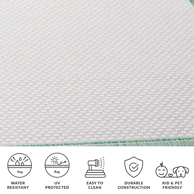 SAFAVIEH Courtyard Vickie Indoor/Outdoor Waterproof Patio Backyard Rug