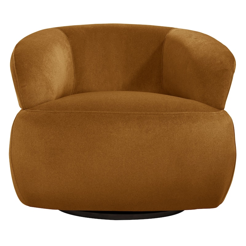 Kieon 33"W 360 Swivel Barrel Chair Modern Accent Chair Set of 2