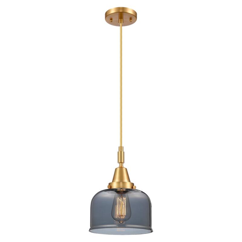 Innovations Lighting 447-1P-G73 Bell 8" Wide Mini Pendant with Light