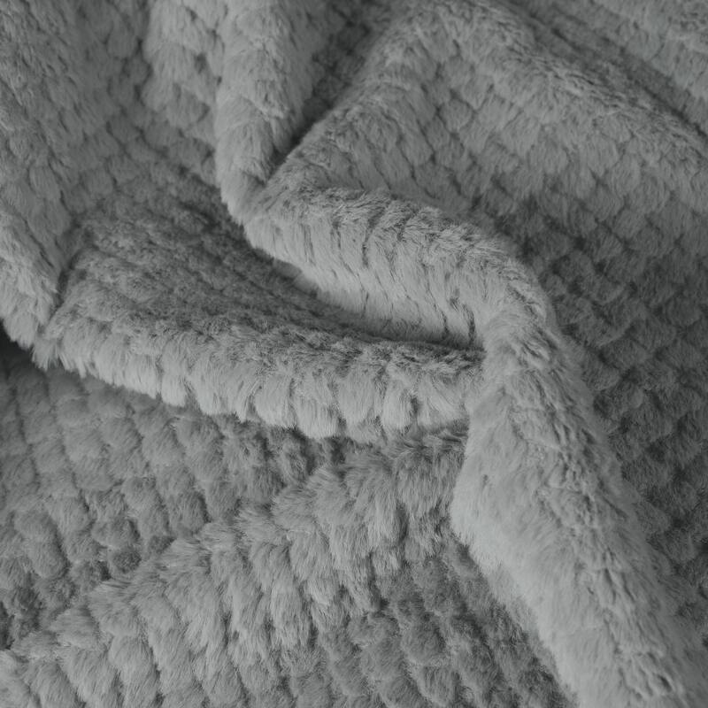 Superior Victoria Fluffy Fleece Blanket - Ultra-Soft, Mink Texture & Double Layer