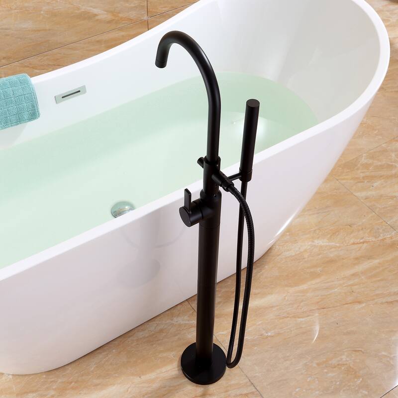 Luxier FTF01 Floor Mounted Freestanding Tub Filler Faucet