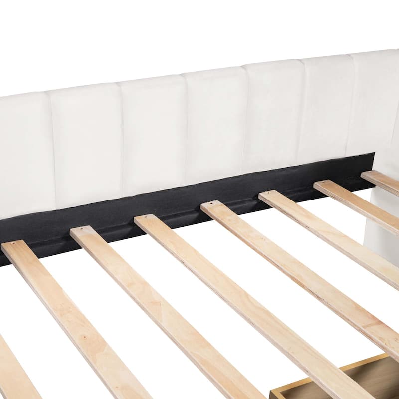Twin Size Daybed with Ergonomic Design Backrest