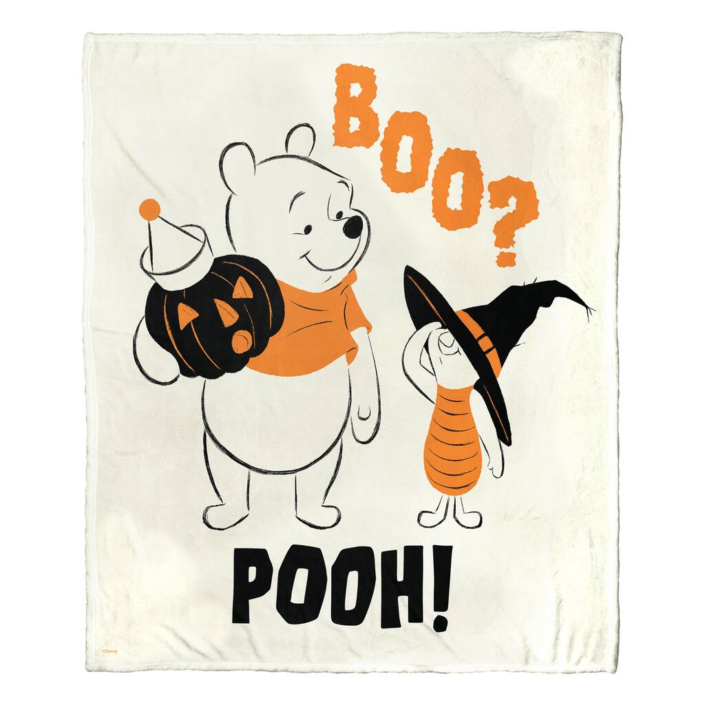 Disney Winnie the Pooh Halloween Silk Touch Throw Blanket