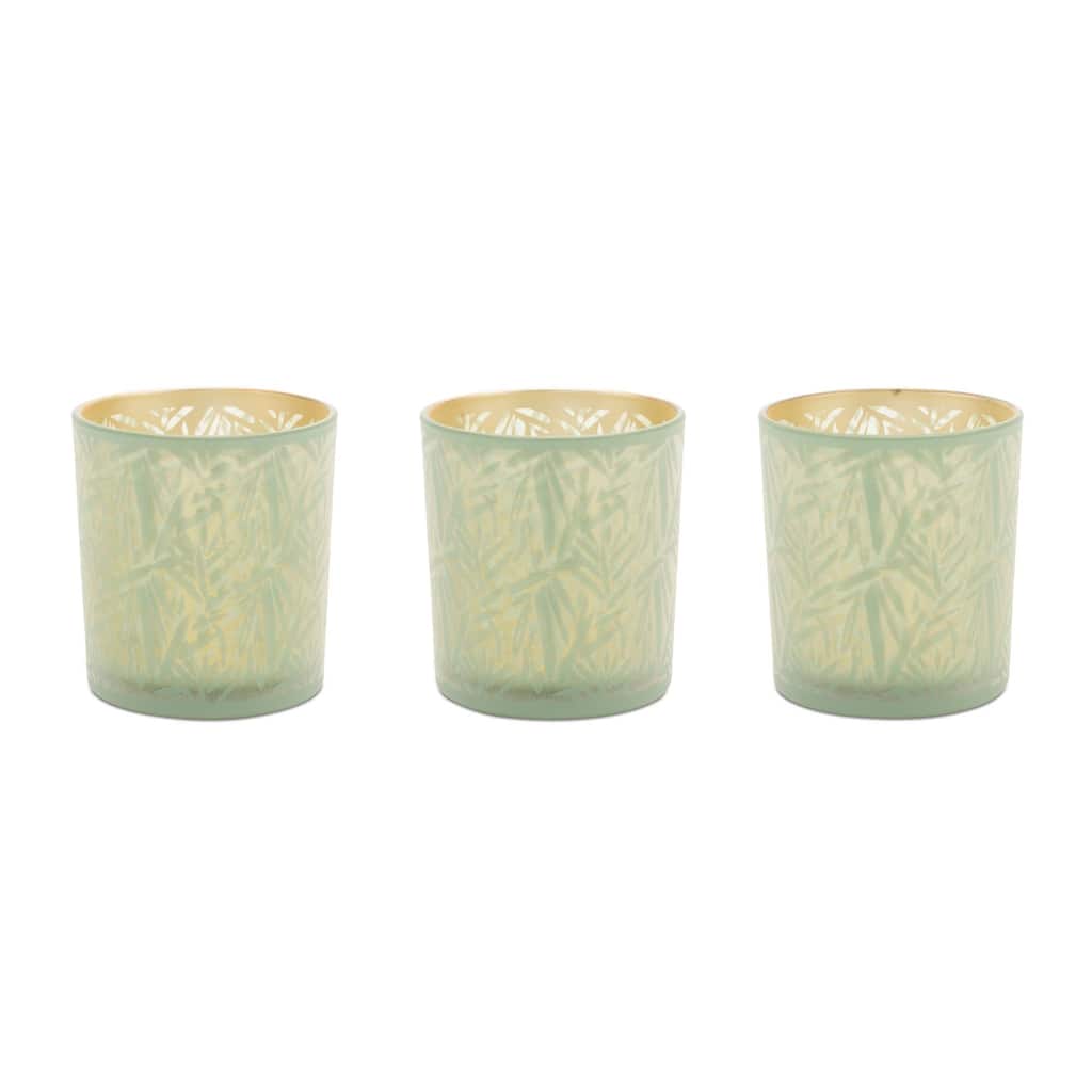 Tropical Patterned Votive Holder (Set of 3)