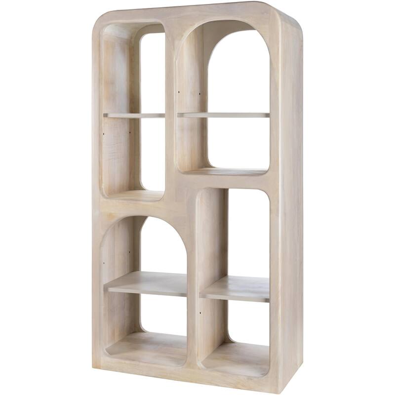 Cassie Global Bookcase - Cream