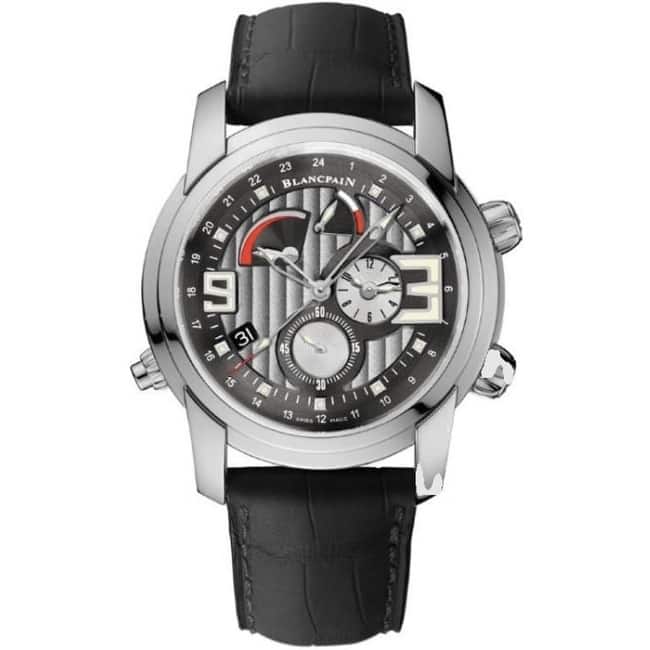 Blancpain L-Evolution Reveil GMT Alarm Men's Watch - Black - 43mm