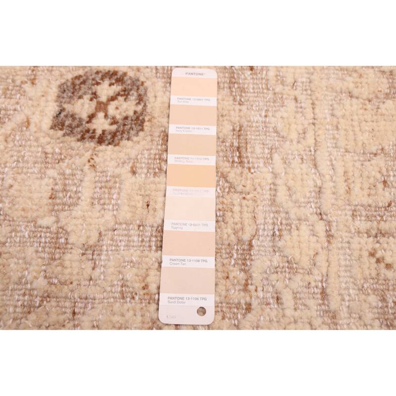 ECARPETGALLERY Hand-knotted Tangier Beige Wool Rug - 8'2 x 10'8