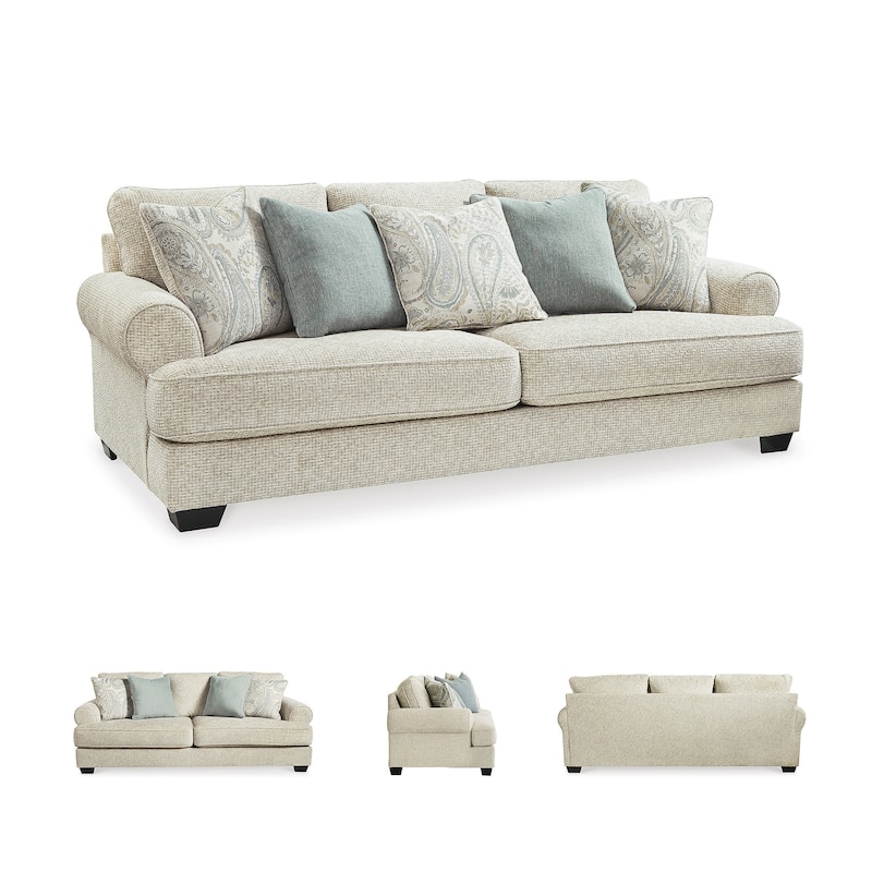 Signature Design by Ashley Monaghan Beige Sofa - 98" W x 45" D x 39" H