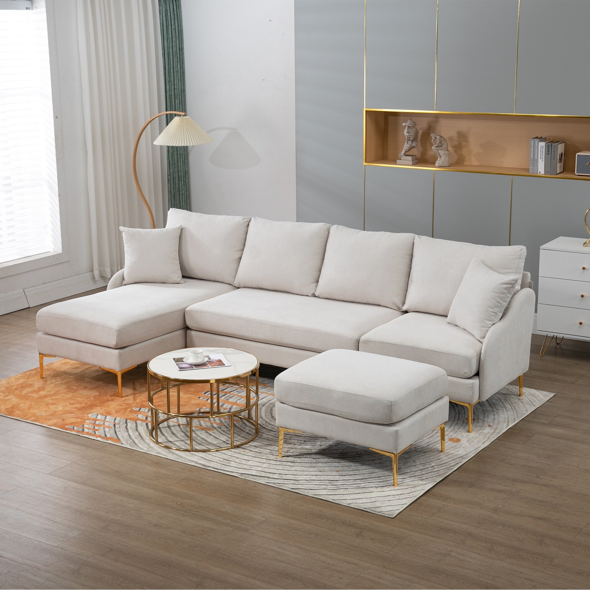 Adams white hotsell chaise lounge
