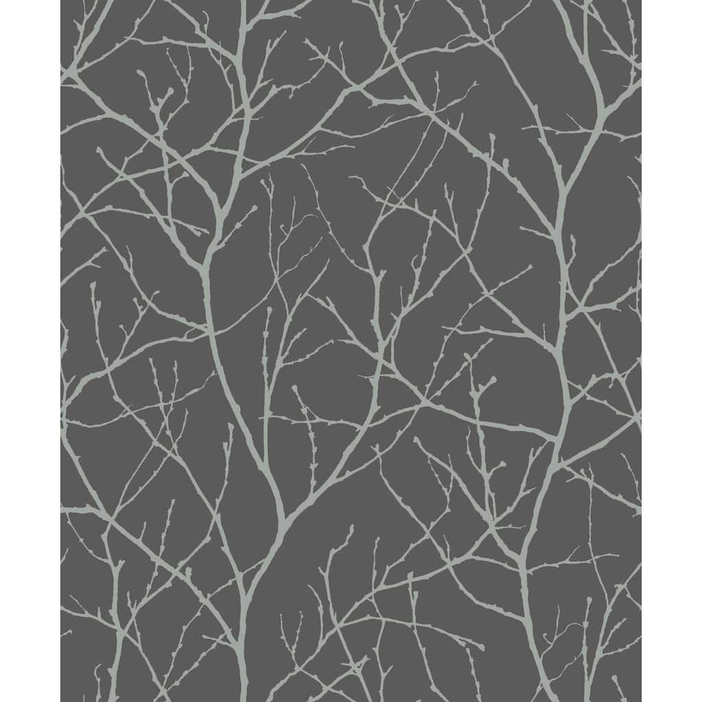 Fayetteville, Trees Silhouette 33' L X 20.8" W, Wallpaper Roll