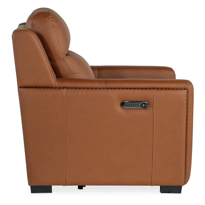 Hooker Furniture SS105-PHL1 McKinley 39" Wide Leather Power Recliner