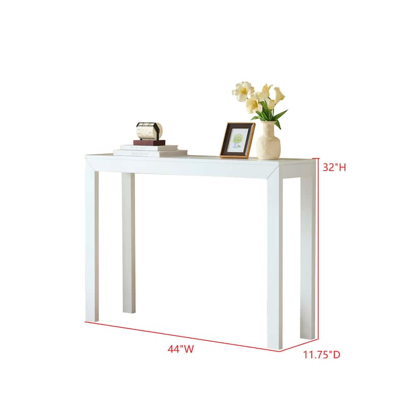 Russell Collection Modern Wood Rectangle Console Table
