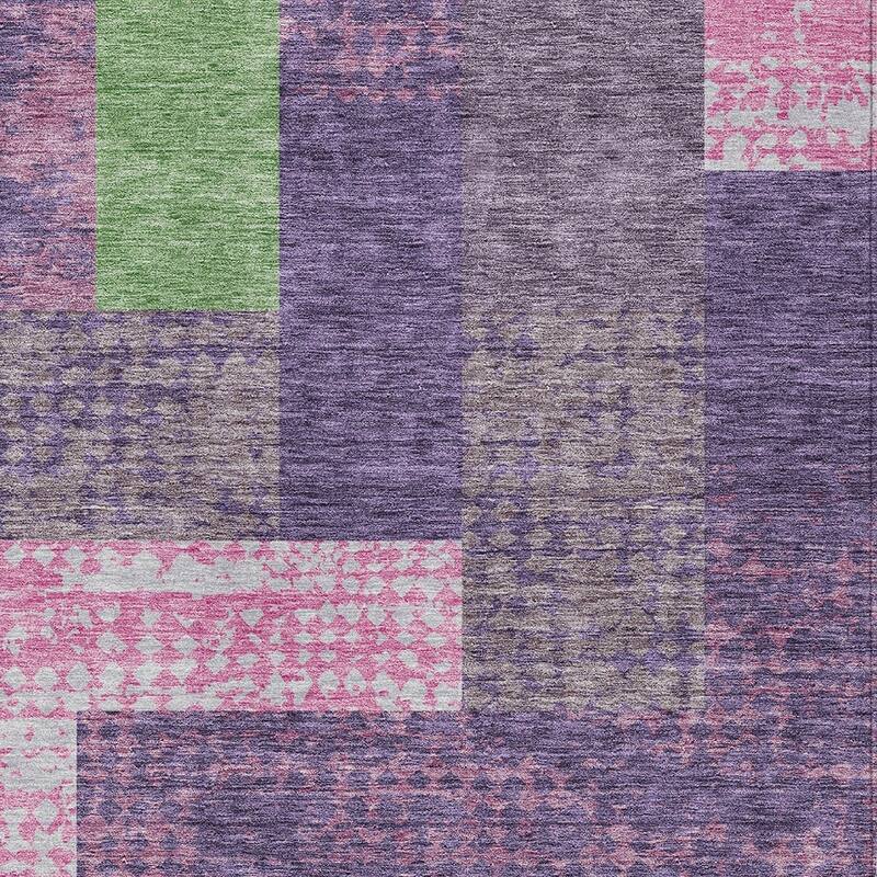 HomeRoots Geometric Transitional Rectangle Outdoor Rug