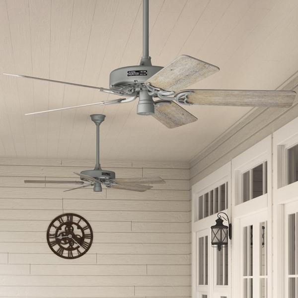 Hunter 52 Original Outdoor Ceiling Fan with Pull Chain Damp Rated On Sale Bed Bath Beyond 10439987