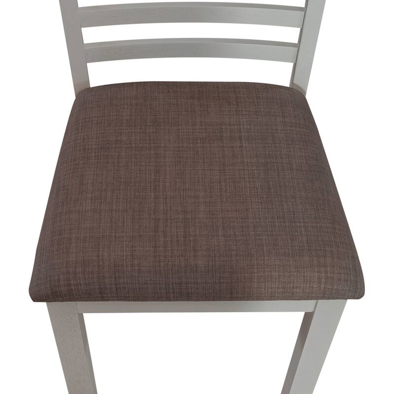 Brook Bay 3 Piece Drop Leaf Table Set with 2 Ladder Back Chairs