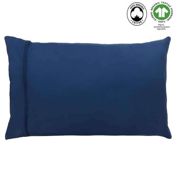 Warmstar 100% Organic Cotton Pillowcase Set Of 2 - Queen Size 20x30, Satin Weave, Hypoallergenic