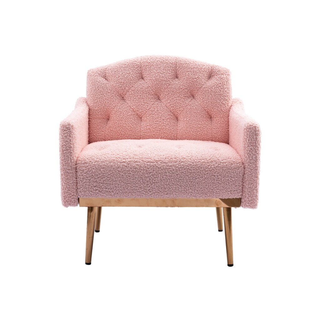Single shop pink chair