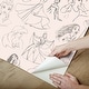 preview thumbnail 4 of 5, RoomMates Disney Princess Sketches Pink Peel and Stick Wallpaper
