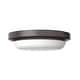 preview thumbnail 6 of 4, AFX DEAW08LAJEN Dean 8" Wide LED Flush Mount Bowl Outdoor Ceiling Bronze / White