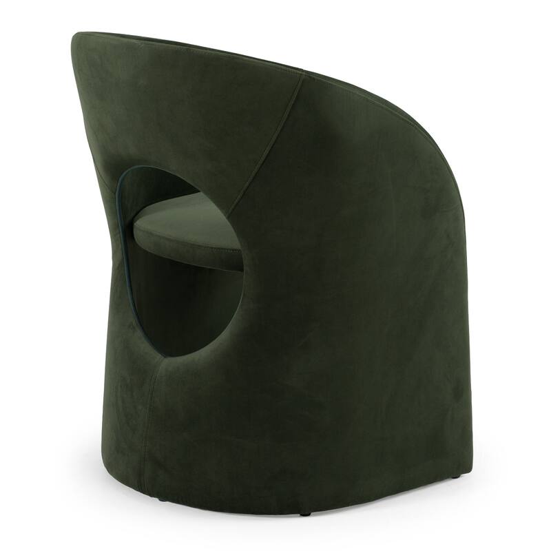 Modrest Brea Modern Green Fabric Dining Chair
