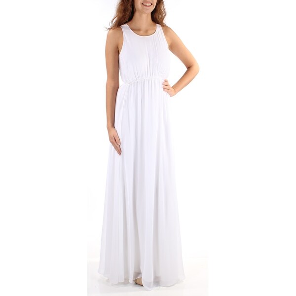 calvin klein white formal dress