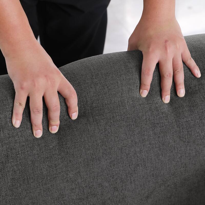 93" 4-Seater Chenille Modular Sofa - Fashionable Sectional with Iron Frame for Living Room