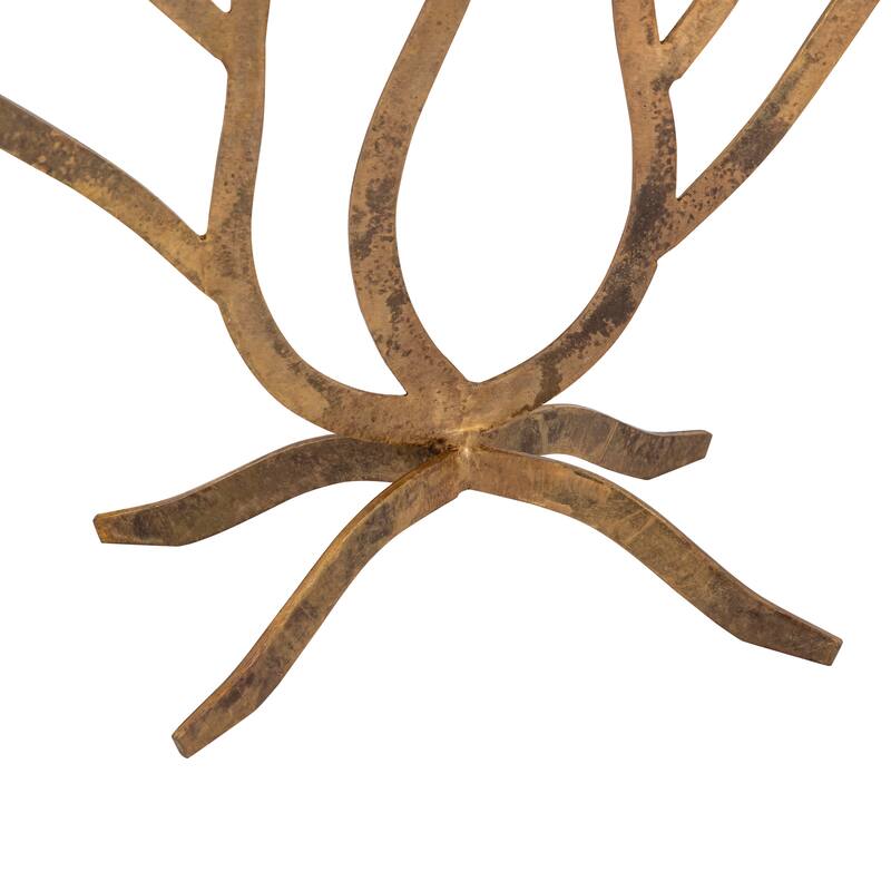 Candle Holder Med Old Brass - OLD BRASS - OLD BRASS