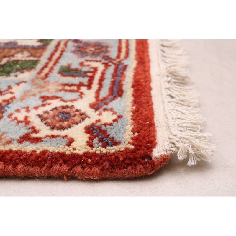 ECARPETGALLERY Hand-knotted Serapi Heritage Dark Copper Wool Rug - 2'6 x 19'8