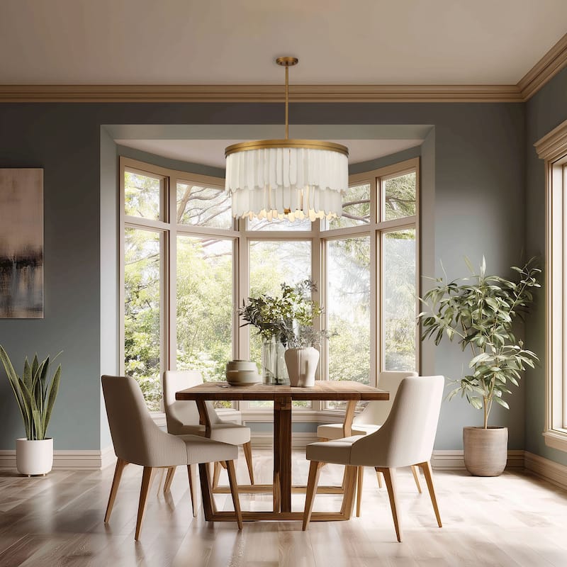 Minka Lavery 2079 Briscade 9 Light 28" Wide Multi Light Pendant