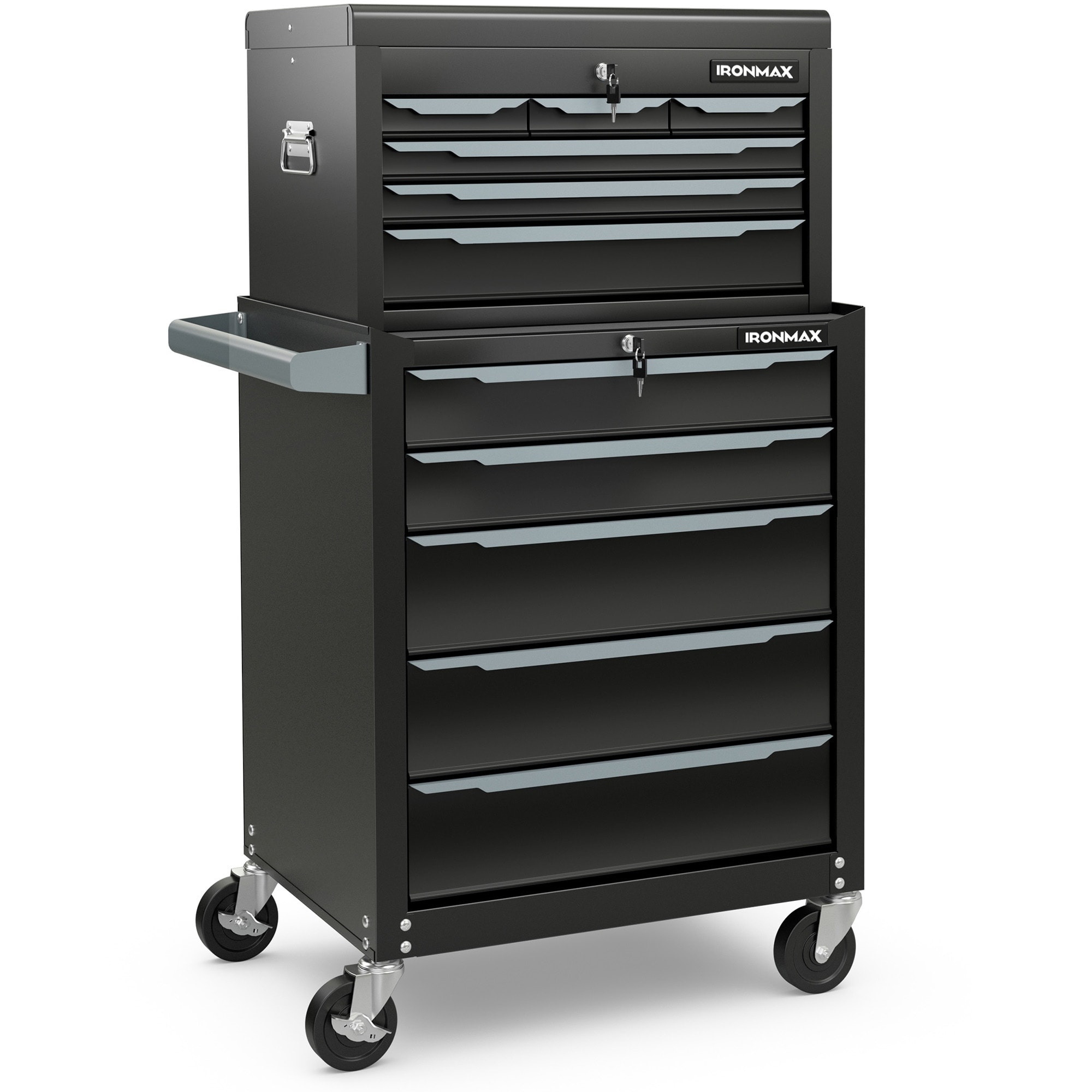 Gymax Rolling Steel Tool Chest 5-Drawer Tool Storage Cabinet w/